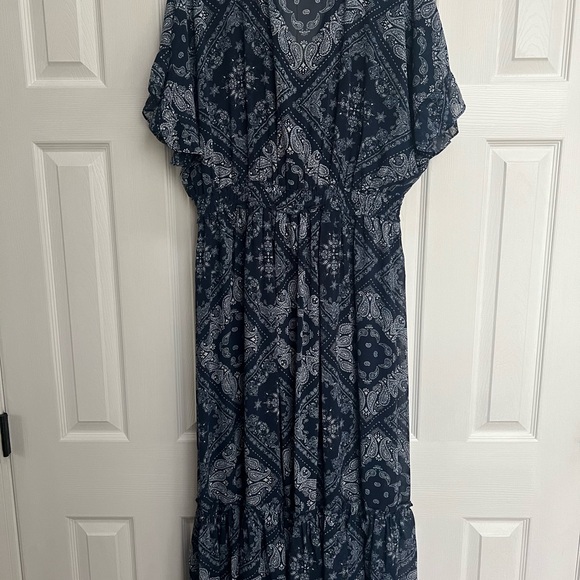 Lane Bryant Bandana Chiffon Maxi Dress - Picture 7 of 7